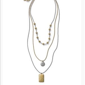 cabi ID Trio Necklace, O/S
